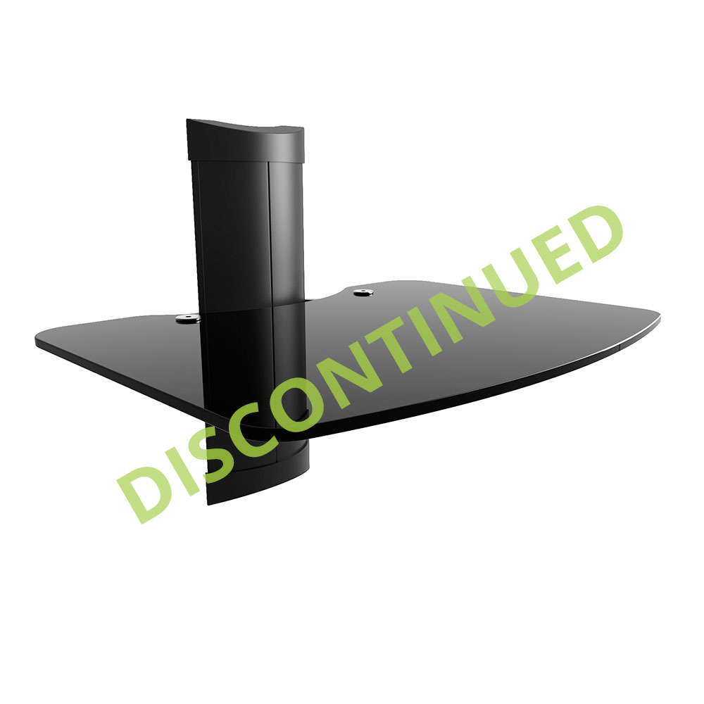 Floating AV Component Shelf